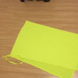 Hand made sarong bright yellow size medium